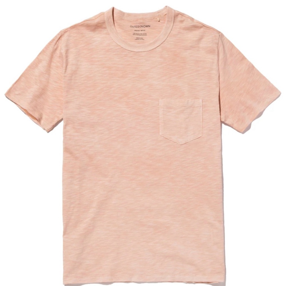 Outerknown Terra Pocket Tee - Melon / XL